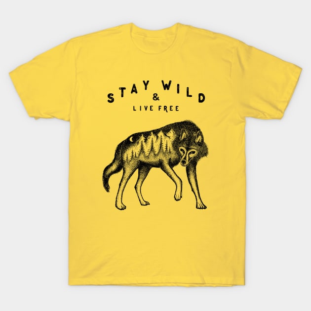 STAY WILD T-Shirt by vincentcousteau